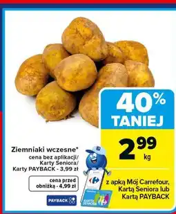 Carrefour Market Ziemniaki wczesne oferta