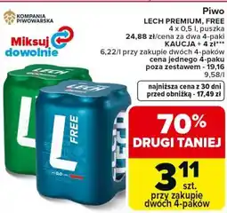 Carrefour Market Piwo LECH PREMIUM, FREE oferta