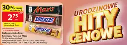 Auchan Baton czekoladowy Snickers, Twix lub Mars oferta