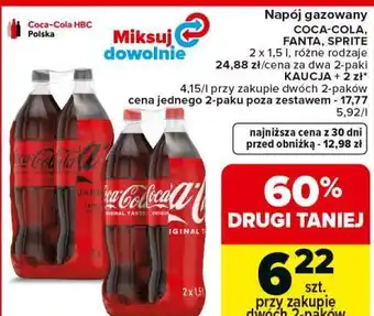 Napój gazowany COCA-COLA, FANTA, SPRITE
