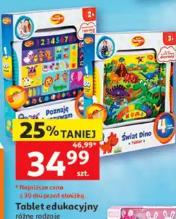 Auchan Tablet edukacyjny różne rodzaje oferta