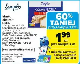 Carrefour Market Masło ekstra** SIMPL oferta