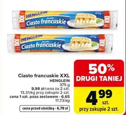 Carrefour Market Ciasto francuskie XXL HENGLEIN oferta