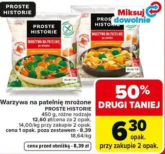 Carrefour Warzywa na patelnię mrożone PROSTE HISTORIE oferta