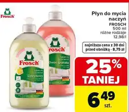 Carrefour Płyn do mycia naczyń FROSCH oferta