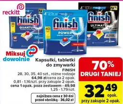 Carrefour Kapsułki, tabletki do zmywarki FINISH oferta