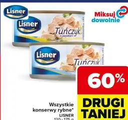 Carrefour Wszystkie konserwy rybne* LISNER oferta