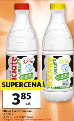 Auchan Mleko Łaciate świeże oferta