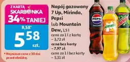 Auchan Napój gazowany 7 Up, Mirinda, Pepsi lub Mountain Dew oferta