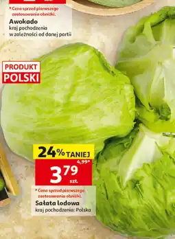 Auchan Sałata lodowa oferta