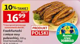Auchan Frankfurterki z mięsa rasy puławskiej oferta