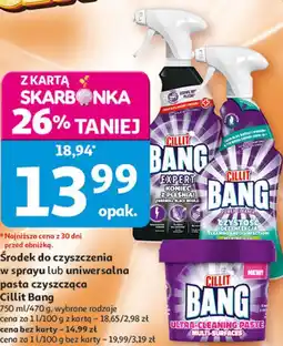 Auchan Środek do czyszczenia w sprayu lub uniwersalna pasta czyszcząca Cillit Bang oferta