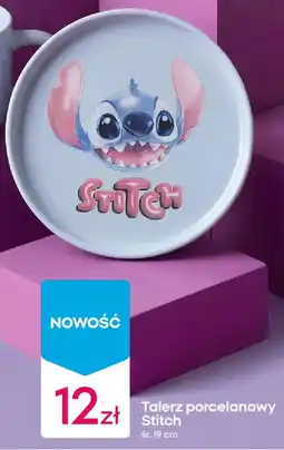 Pepco Talerz porcelanowy Stitch oferta