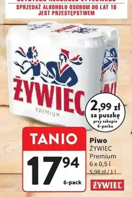 Intermarche Piwo Żywiec Premium 6-pak oferta