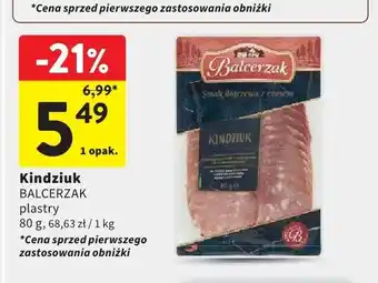 Intermarche Kindziuk BALCERZAK plastry oferta