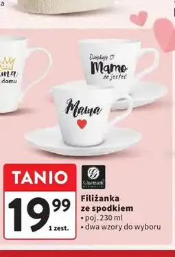 Intermarche Filiżanka ze spodkiem Glasmark oferta