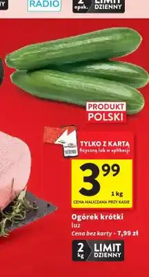 Intermarche Ogórek krótki luz polski oferta