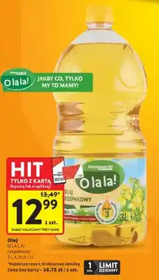 Intermarche Olej rzepakowy O la la! oferta