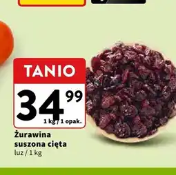 Intermarche Żurawina suszona cięta luz oferta
