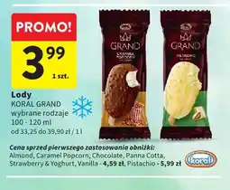 Intermarche Lody Koral Grand Caramel Popcorn oferta
