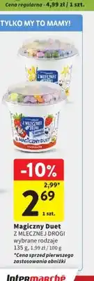 Intermarche Jogurt Magiczny Duet z drażami Z Mlecznej Drogi oferta