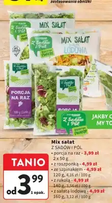 Intermarche Mix sałat Z Sadów i Pól z roszponką oferta