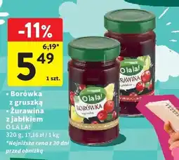 Intermarche Borówka z gruszką O LA LA! oferta
