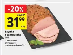 Intermarche Szynka z czarnuszką ZMB oferta