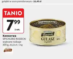 Intermarche Konserwa SPICHLERZ RUSIECKI Gulasz angielski oferta