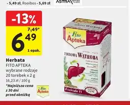 Intermarche Herbata Fito Apteka Zdrowa Wątroba oferta
