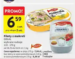 Intermarche Filety z makreli w oleju Graal oferta