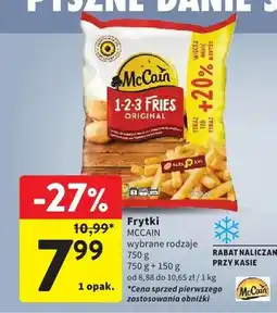 Intermarche Frytki MCCAIN 1-2-3 Fries Original oferta