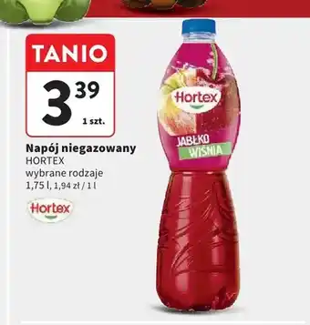 Intermarche Napój niegazowany Hortex Jabłko Wiśnia oferta