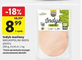 Intermarche Indyk maślany WIELKOPOLSKI INDYK plastry oferta
