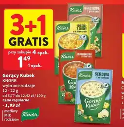 Intermarche Gorący Kubek KNORR Grochowa z grzankami oferta