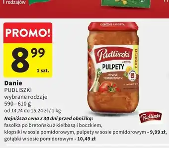Danie PUDLISZKI Pulpety w sosie pomidorowym