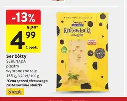 Intermarche Ser żółty Serenada plastry oferta