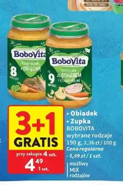 Intermarche Obiadek BoboVita Krupniczek z cielęciną oferta