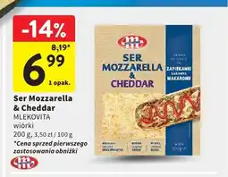 Intermarche Ser Mozzarella & Cheddar Mlekovita wiórki oferta