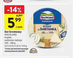 Intermarche Ser kremowy Hochland krążek oferta