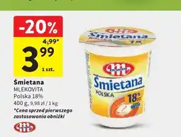Intermarche Śmietana Polska 18% gęsta Mlekovita oferta