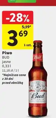Intermarche Piwo BUD jasne oferta