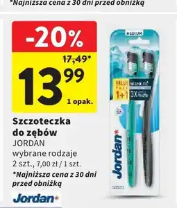 Intermarche Szczoteczka do zębów Jordan medium 2-pak oferta