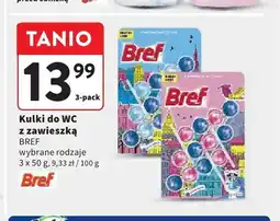 Intermarche Kulki do WC z zawieszką Bref 3-pak oferta