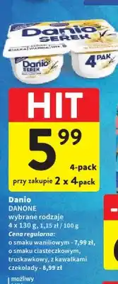 Intermarche Serek Danio o smaku waniliowym 4-pak oferta