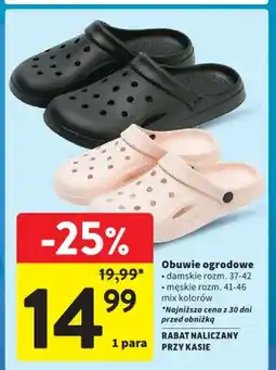 Intermarche Obuwie ogrodowe damskie rozm. 37-42 oferta