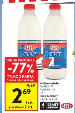 Intermarche Mleko świeże MLEKOVITA Polskie 3,2% oferta