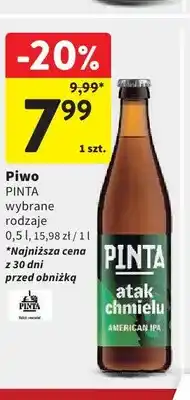 Intermarche Piwo Browar Pinta Atak Chmielu American IPA oferta