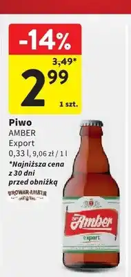 Intermarche Piwo Browar Amber Export oferta