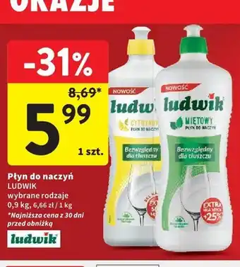 Intermarche Płyn do naczyń Ludwik cytrynowy oferta